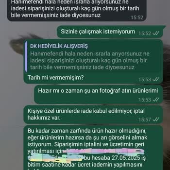 Ödememi Aldılar, Siparişimi Ve Mesajlarımı Yok Saydılar!
