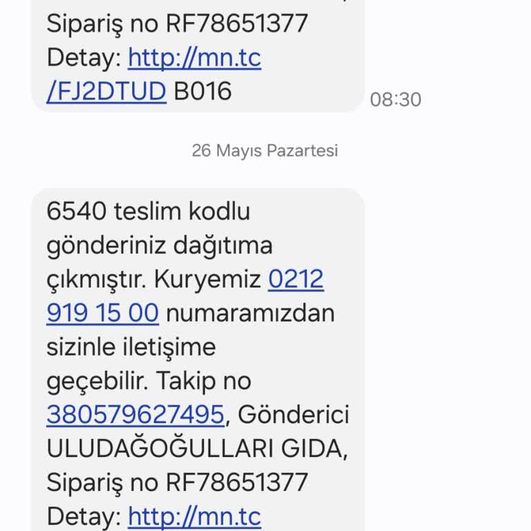 Soğuk Zincir Kargom Mesai Saatinde Teslim Edilmedi, Bilgilendirme Yapılmadı