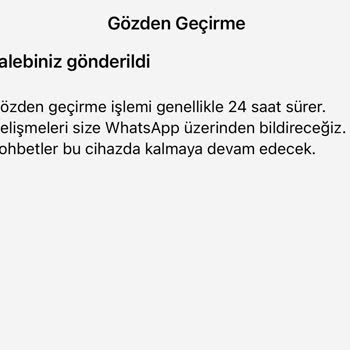 WhatsApp Hesabım Haksız Yere Engellendi