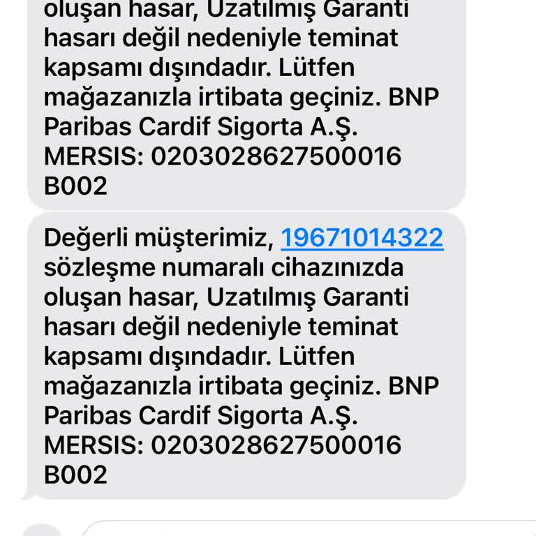 Uzatılmış Garanti Kapsamında Kumanda Sorunum Çözülmedi