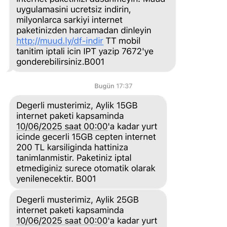 Geç Gelen Bilgilendirme Nedeniyle Çift Paket Satın Alma Sorunu