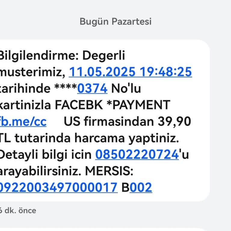 Facebook Payment İle İzinsiz Para Çekimi Mağduriyeti