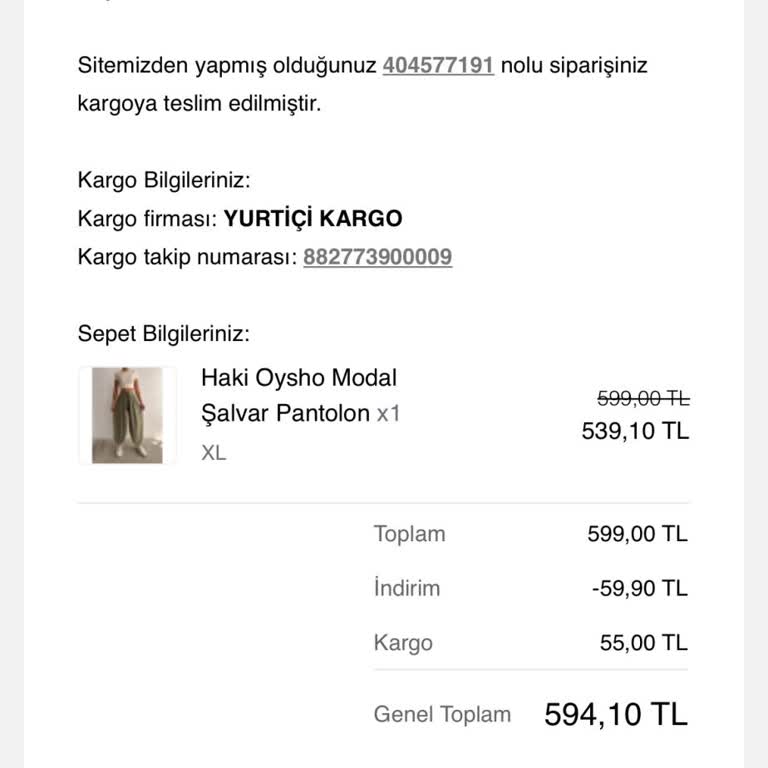 Kargo Firması Ve İletişim Eksikliği Mağduriyet Yaşattı