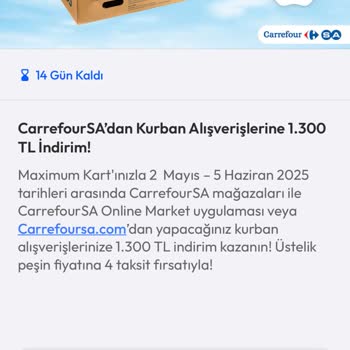 Kurban Alışverişi İndirimi Hakkım Ödenmedi, İki Kurum Da Mağdur Ediyor