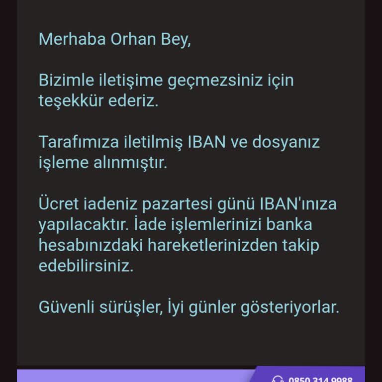 Araç Temizliği Ücret İadesi Sürekli Oyalandı