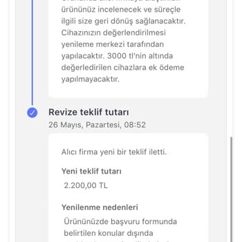 Eskiyi Yenile Kampanyasında Haksız Teklif Düşüşü