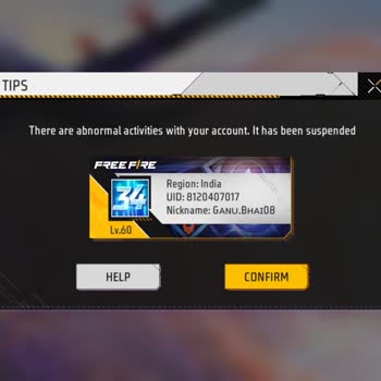 Garena Free Fire Account Unban Request