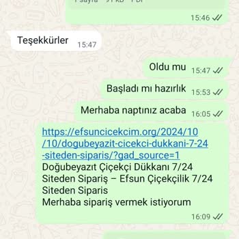 Çiçek Siparişi Sonrası İletişim Sorunu Ve Güven Problemi