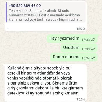 Çiçek Siparişi Sonrası İletişim Sorunu Ve Güven Problemi