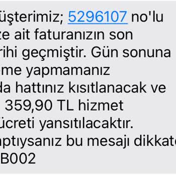 Fatura Gecikmesi Ve Sürekli Fiyat Artışları Nedeniyle Hizmet Kalitesinin Düşmesi