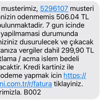 Fatura Gecikmesi Ve Sürekli Fiyat Artışları Nedeniyle Hizmet Kalitesinin Düşmesi