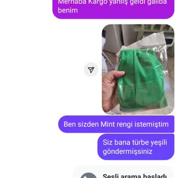 Sipariş Edilen Şallar Farklı Renk Ve Faturasız Gönderildi