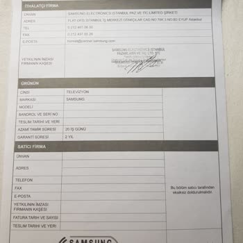 Televizyon Panel Arızası İçin Yüksek Ücret Talebi Ve Çözüm Eksikliği