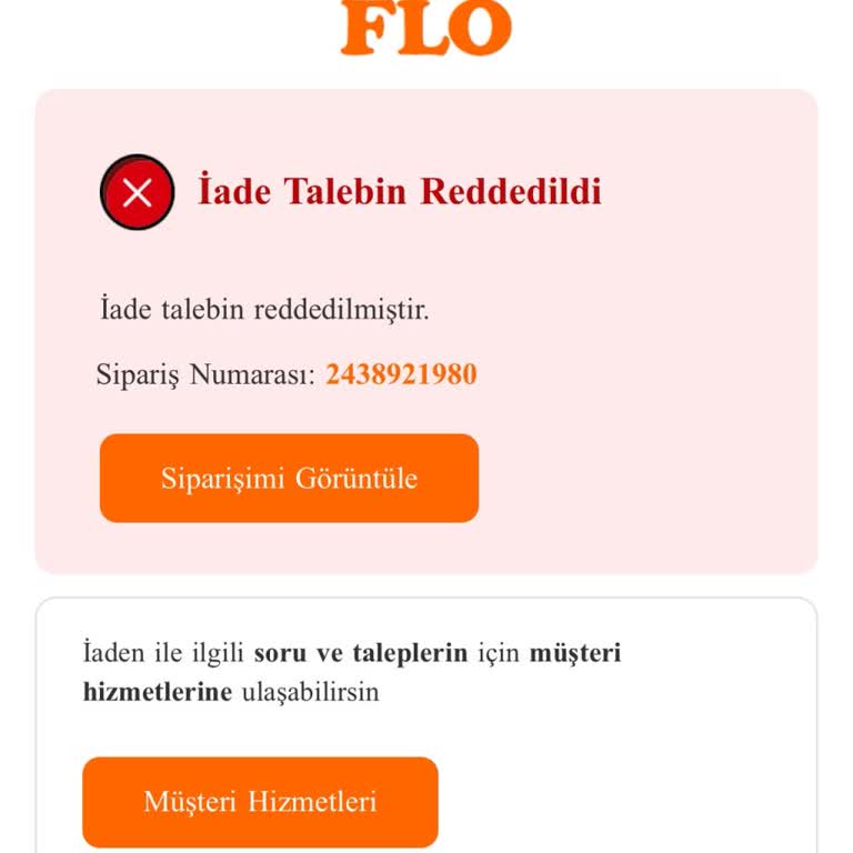 FLO'dan Aldığım Ayakkabının İadesi Haksız Yere Reddedildi