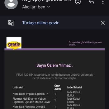 Kargom Kayboldu, Ürünlerim Teslim Edilmeden Ücret İadesi Yapıldı!