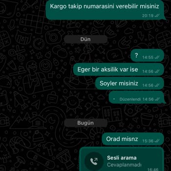 Sipariş Verdiğim Şapkanın Gönderilmemesi Ve İletişim Sorunu