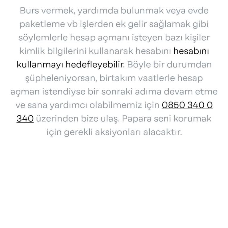 Kişisel Bilgilerimle İzinsiz Hesap Açılması Ve Güven Sorunu Yaşadım