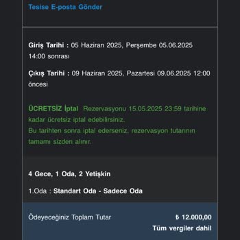 Rezervasyonum Bilgi Verilmeden İptal Edildi, Mağdur Edildim