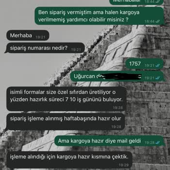 Siparişim Sürekli Gecikti, Bilgilendirme Yetersiz Kaldı