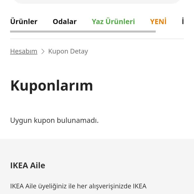 Yüksek Tutarla Alışveriş Yaptım, Kupon Ve Puanlarım Tanımlanmadı