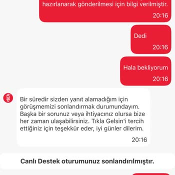 Siparişim Eksik Geldi, Teslimat Yapılmadan Keyfi Şekilde İptal Edildi