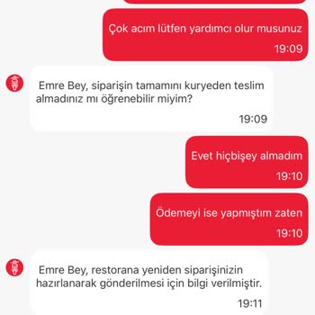 Siparişim Eksik Geldi, Teslimat Yapılmadan Keyfi Şekilde İptal Edildi