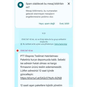 PTT Adıyla Gelen Sahte Mesajlar Rahatsız Ediyor