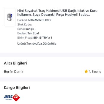 Aras Kargo Hem Ürünümü Teslim Etmedi Hem Fazla Desi Ücreti Yansıttı