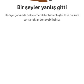 Vodafone Hediye Çarkı Ve Destek Erişiminde Yaşanan Sorunlar