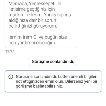 Yemeksepeti Eksik İade Ve Kötü Müşteri Desteği Mağduriyeti