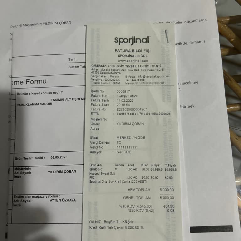 Aldığım Eşofman Takımında Pamuklanma Sorunu Yaşadım