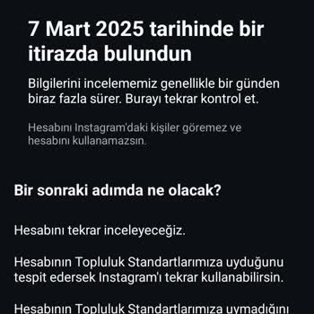 Instagram Hesabım Askıya Alındı, Uzun Süredir Yanıtsız Bekliyorum