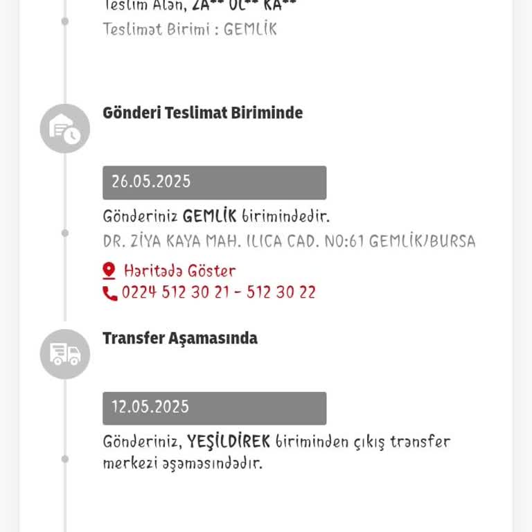 Kargo Firmasının İlgisizliği Ve Bilgilendirme Eksikliği