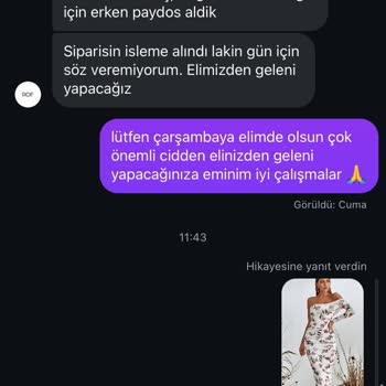 Sipariş Takip Numarasıyla Elbiseme Ulaşamıyorum, Canlı Destek Yanıt Vermiyor