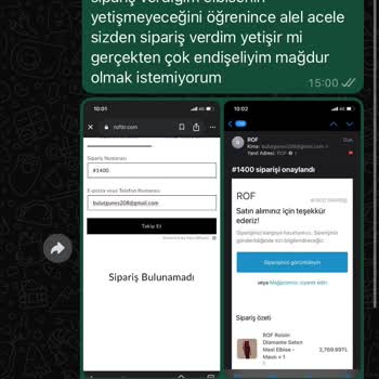 Sipariş Takip Numarasıyla Elbiseme Ulaşamıyorum, Canlı Destek Yanıt Vermiyor
