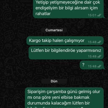 Sipariş Takip Numarasıyla Elbiseme Ulaşamıyorum, Canlı Destek Yanıt Vermiyor