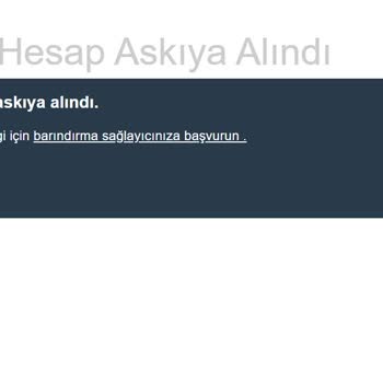 Netbeyaz Yazılım Hazır Website Yazılımlı Sitemi Tamamen Benden Habersiz Askıya Almışlar