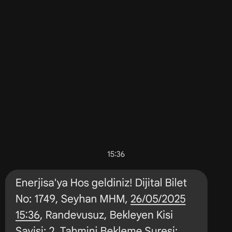 Enerjisa'dan Alakasız Mesaj Ve Bilgim Dışında Yapılan Başvuru
