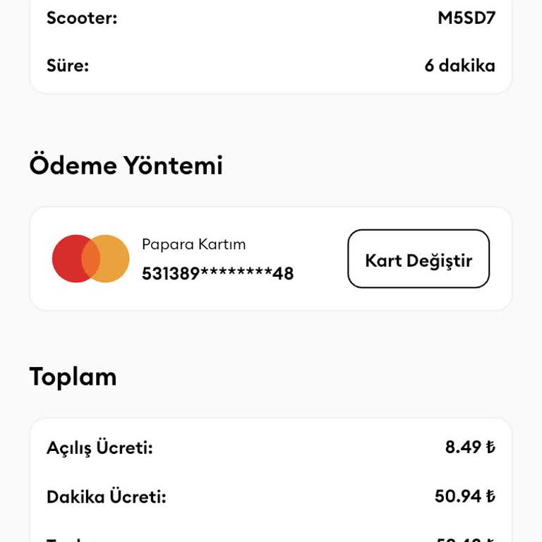 Onayım Olmadan Hop Kiralama Uygulamasında Borç Yazılması