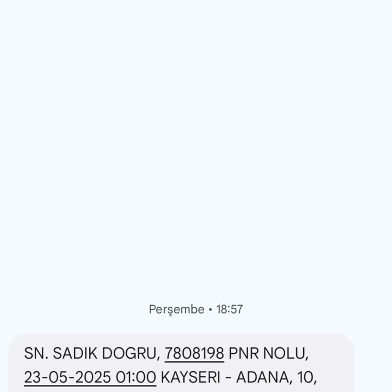 Yanlış Düzenlenen Otobüs Bileti Ve Yetersiz Müşteri Hizmeti