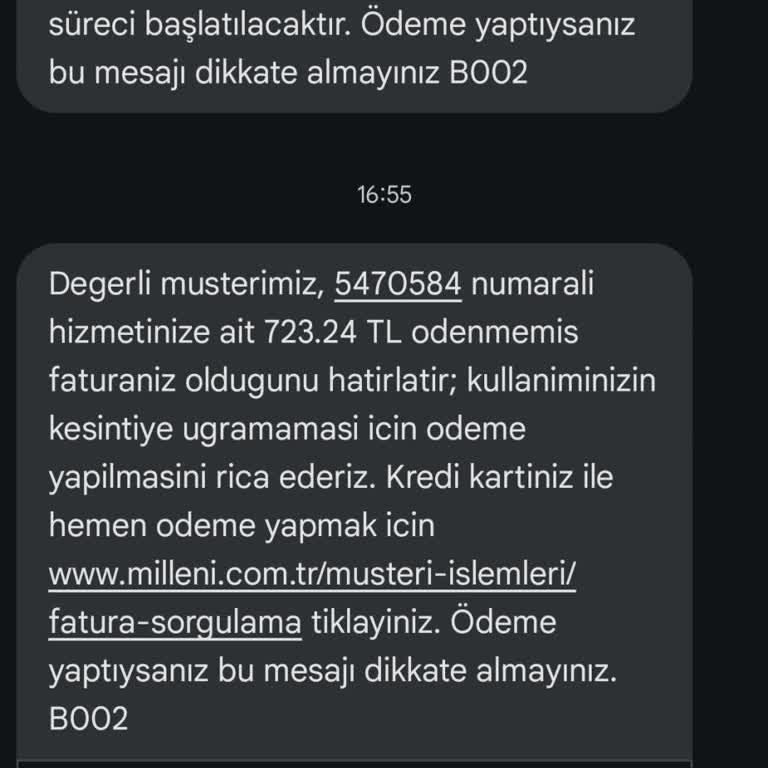 Kapatılan Aboneliğe Haksız Fatura Gönderimi