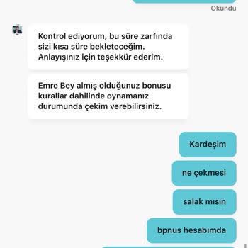 Bonus Bakiyesi Yanlış Düşüyor Destek Çözüm Sunmuyor