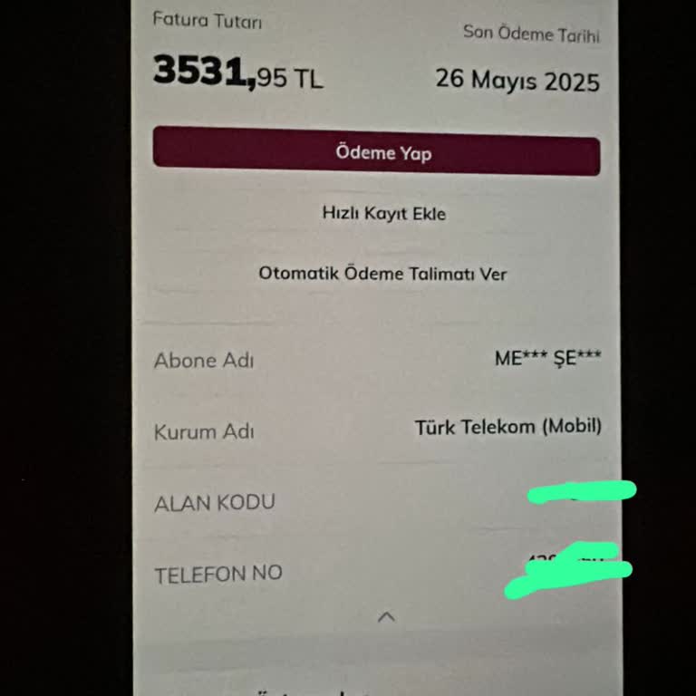 Taahhüt Sonrası Yüksek Fatura Ve Müşteri Hizmetlerine Ulaşılamama Sorunu