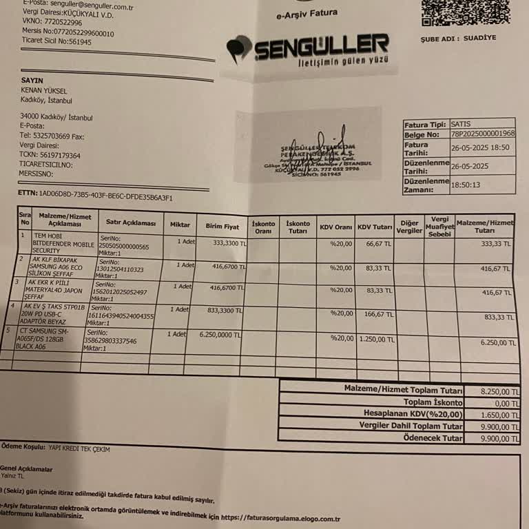 Turkcell Suadiye Bayisinde Fahiş Fiyatla Telefon Satışı Ve Yasal Olmayan İşlemler