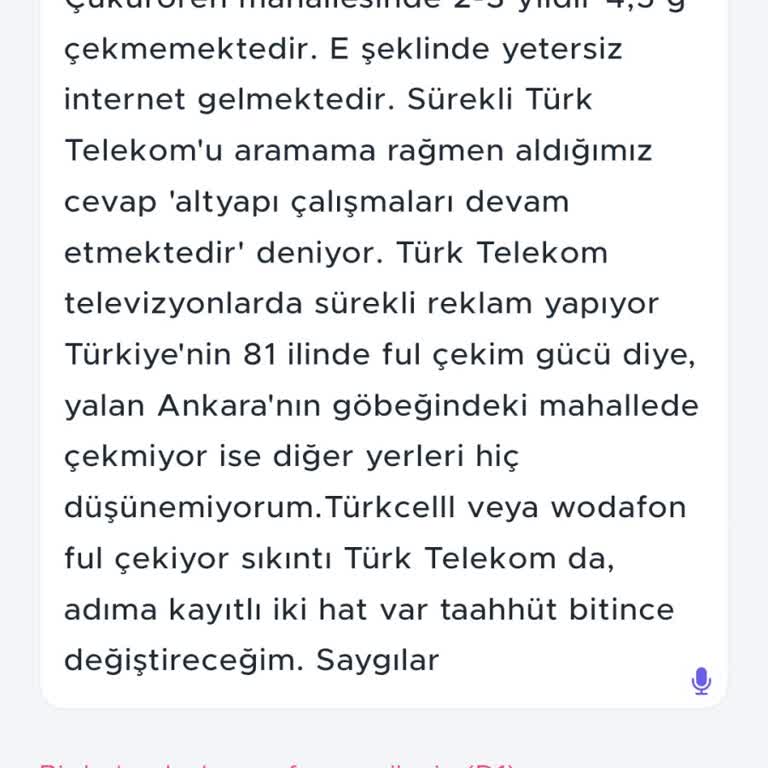 Ankara'nın Merkezinde Türk Telekom Çekmiyor!