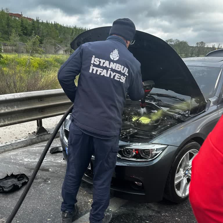 BMW 320d Araçta Seyir Halindeyken Yangın Problemi