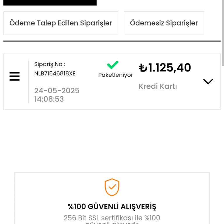 Nalburdayim.com Sipariş İptali Ve İade Sürecinde İletişim Eksikliği Mağduriyeti!