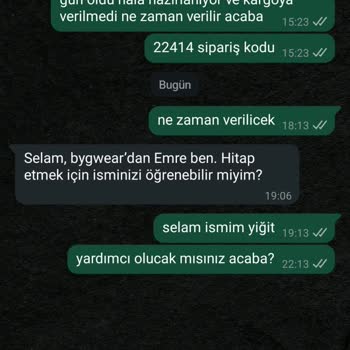 Sipariş Süreci Ve İletişim Sorunu