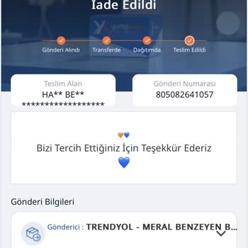 İade Edilen Ürünün Ücreti 1 Aydır Hesabıma Yatmadı