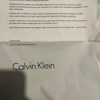 Calvin Klein Çantam Soyuldu Garanti Reddedildi Aynı Sorun Başkasında Değişimle Çözüldü